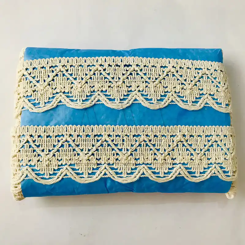 PUNTILLA ALGODON NATURAL ST 4,5 CM X 12 MTS 1541