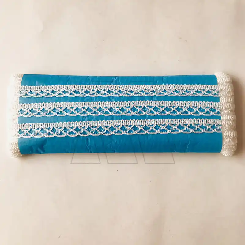 PUNTILLA ALGODON BLANCA ST 1 CM X 20 MTS 1543