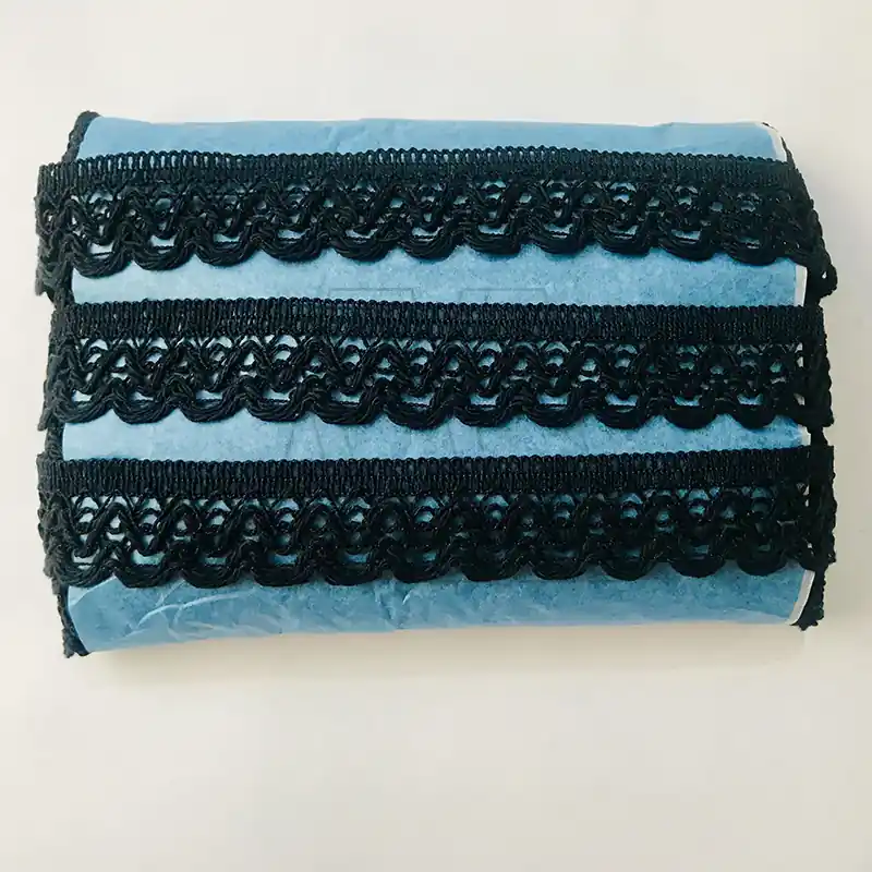 PUNTILLA ALGODON NEGRA ST 2,5 CM X 20 MTS 1544