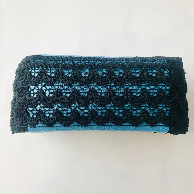 PUNTILLA ALGODON NEGRA ST 8,5 CM X 12 MTS 1545