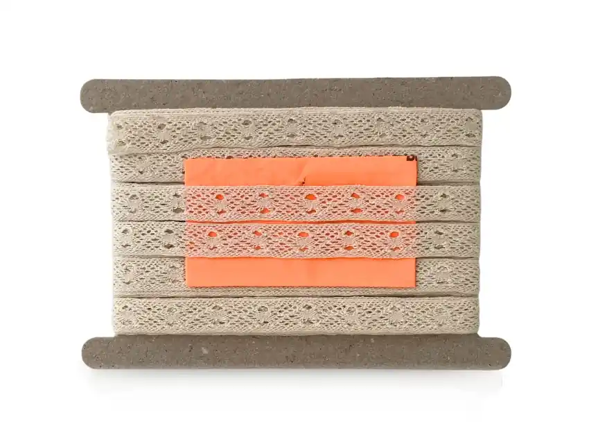 ENTREDOS ALGODON NATURAL BOLILLO 1,5 CM X 9,14 MTS