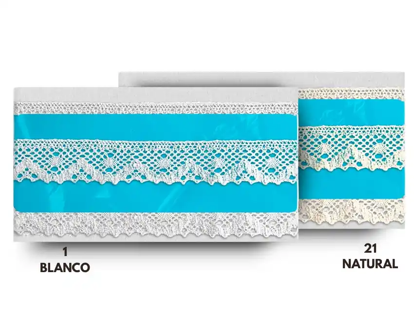 PUNTILLA ALGODON BOLILLO 3 CM X 10 MTS