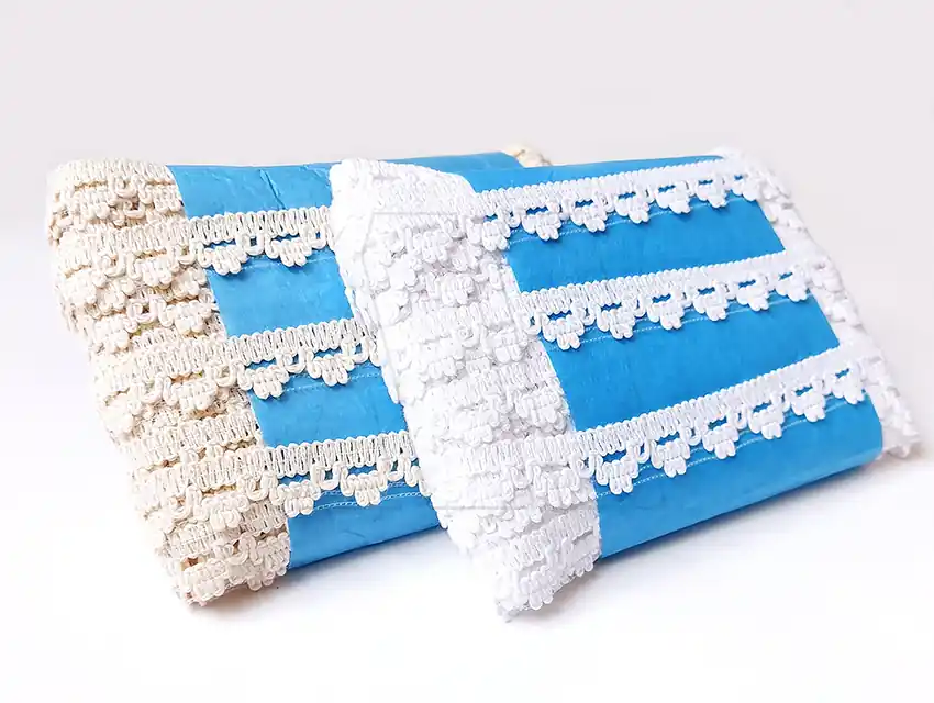 PUNTILLA ALGODON BLANCO-NATURAL ST 2 CM X 20 MTS 2947