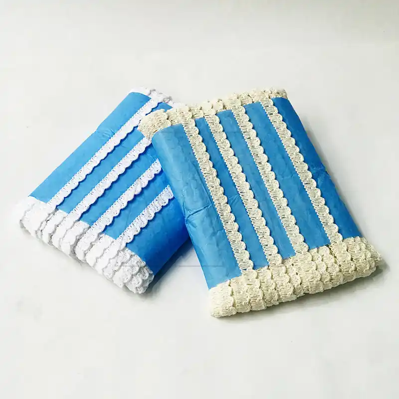 PUNTILLA ALGODON NATURAL - BLANCO ST 1 CM X 25 MTS 2956