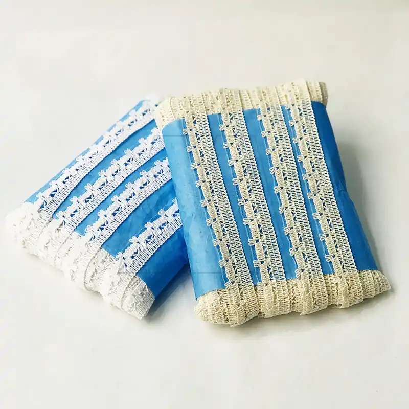 PUNTILLA ALGODON NATURAL - BLANCO 1,5 CM X 20 MTS 2968