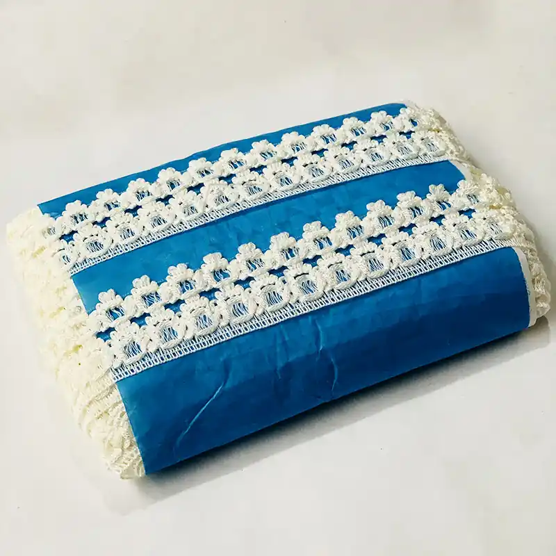 PUNTILLA ALGODON BLANCA ST 3,5 CM X 12 MTS 2970