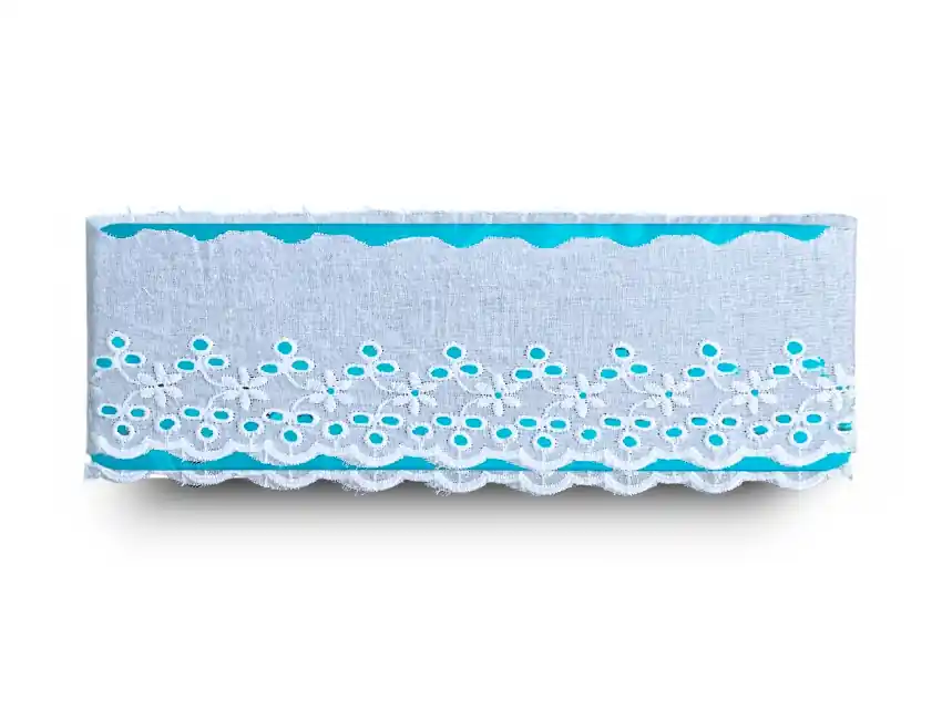 BRODERIE ALGODON 7 CM X 13,7 MTS 1493.M1