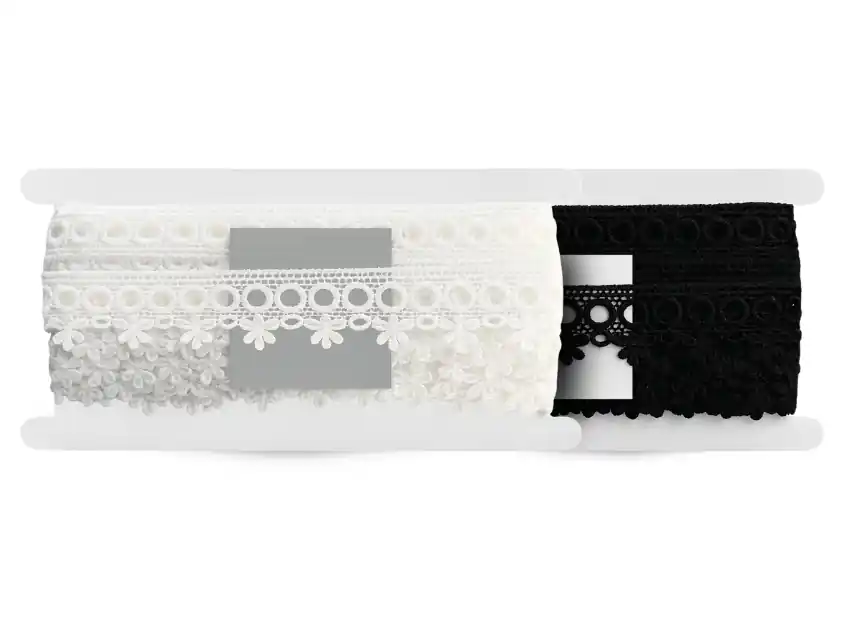 GUIPURE CIRCULO FLOR 3,3CM X 15YDS