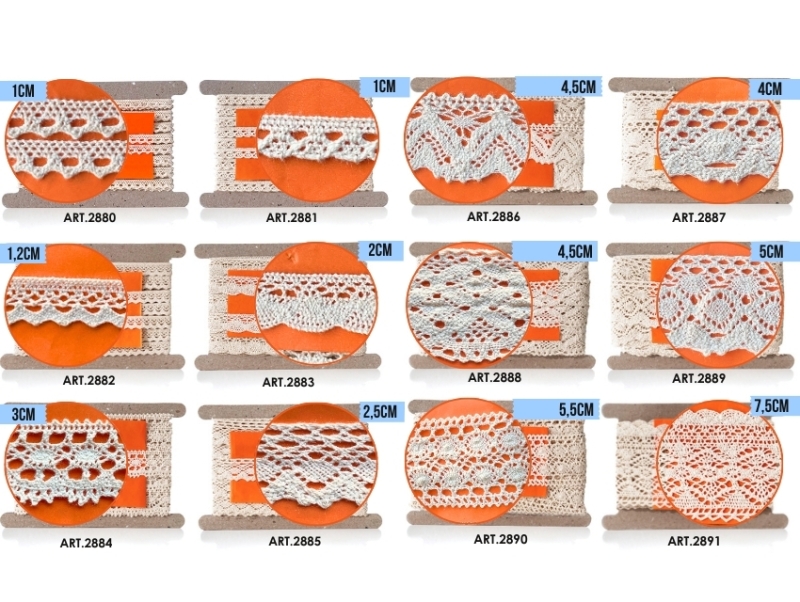 PUNTILLAS DE ALGODON BOLILLO